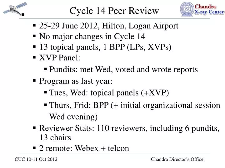 cycle 14 peer review