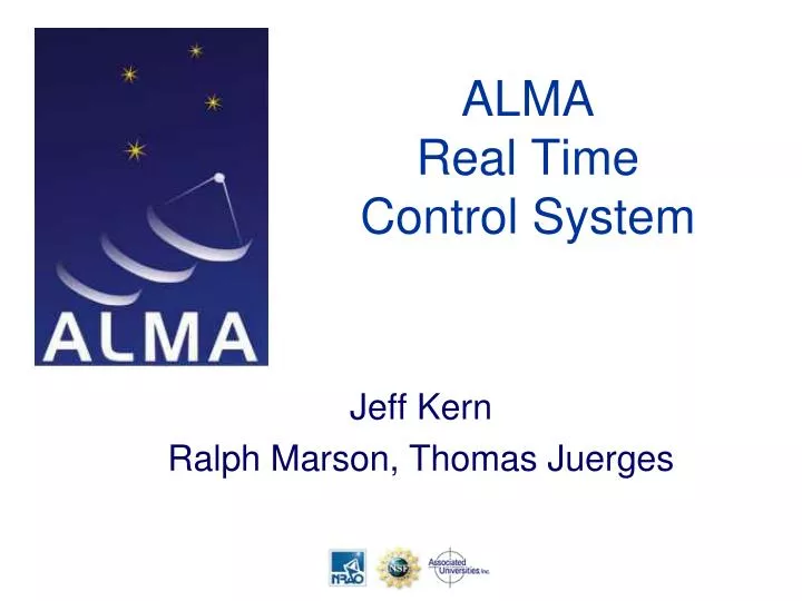 alma real time control system