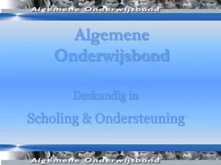 algemene onderwijsbond