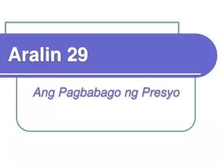 aralin 29