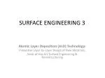 S URFACE ENGINEERING 3 - slide 1