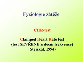 chr test