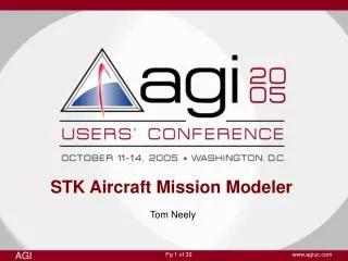 STK Aircraft Mission Modeler