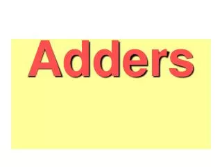 Adders