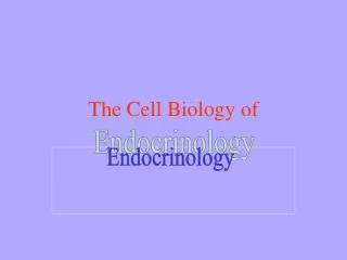 The Cell Biology of