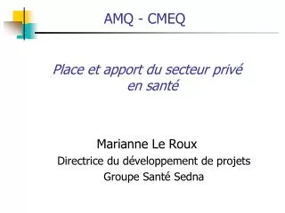 amq cmeq