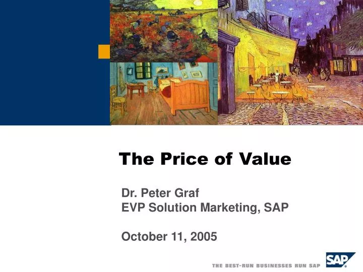 the price of value