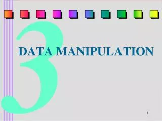 Data Manipulation