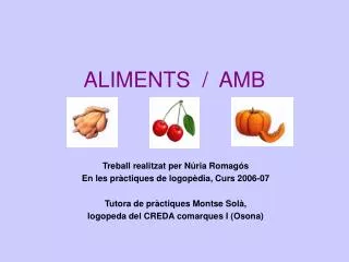 aliments amb