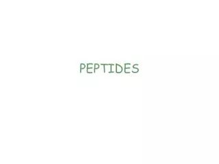 PEPTIDES