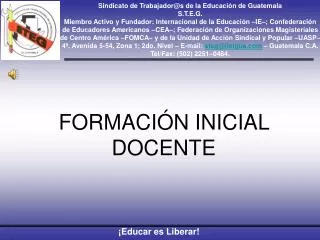 Sindicato de Trabajador@s de la Educación de Guatemala S.T.E.G.