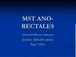 MST ANO-RECTALES - slide 1