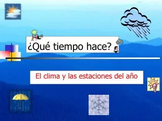qu tiempo hace