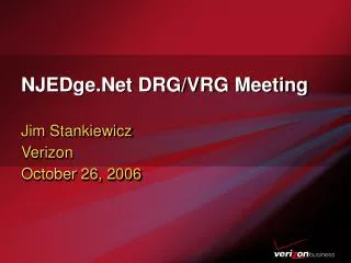 NJEDge.Net DRG/VRG Meeting