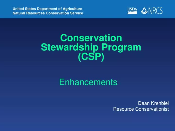conservation stewardship program csp