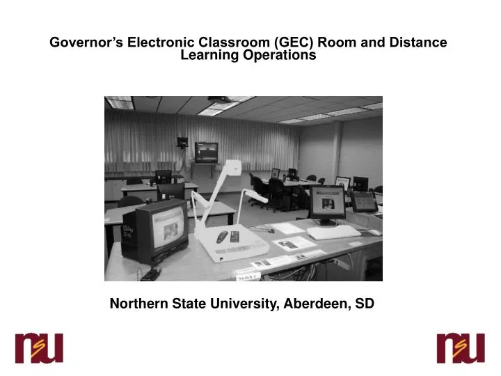 governor s electronic classroom gec room and distance learning operations