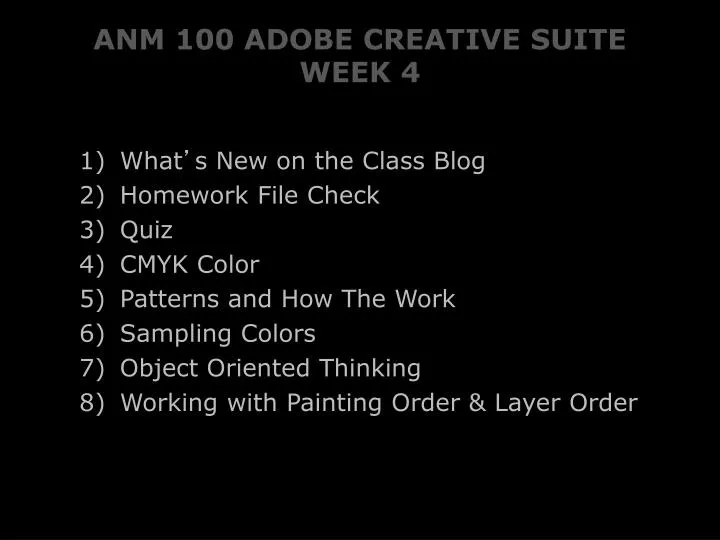 anm 100 adobe creative suite week 4