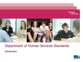 Department of Human Services Standards