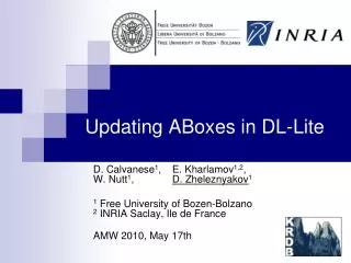 Updating ABoxes in DL-Lite