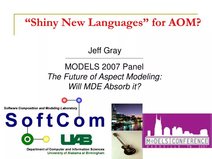 shiny new languages for aom