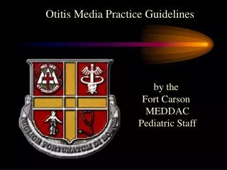 Otitis Media Practice Guidelines