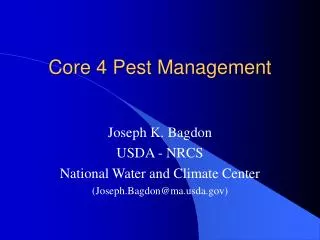 Core 4 Pest Management