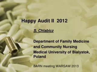 Happy Audit II 2012