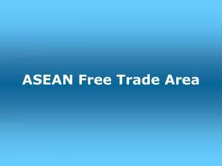 ASEAN Free Trade Area