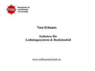 tore eriksson
