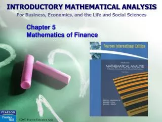 Chapter 5 Mathematics of Finance