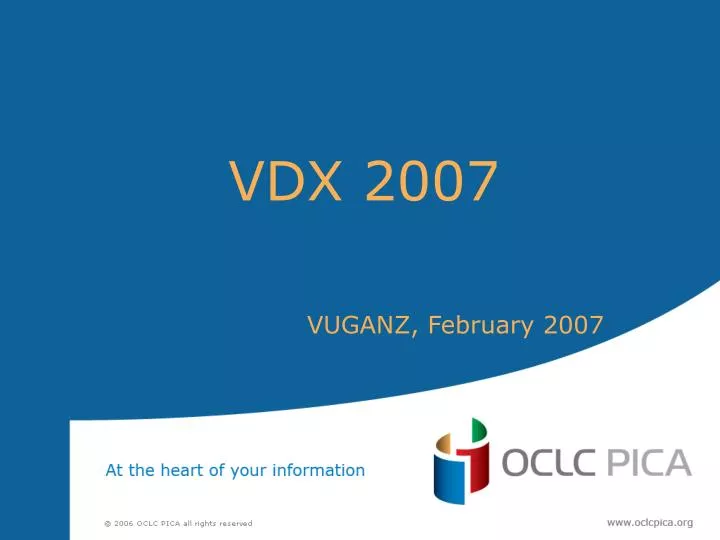 vdx 2007