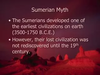 Sumerian Myth