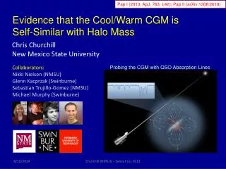 Evidence that the Cool/Warm CGM is Self-Similar with Halo Mass