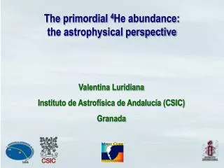 The primordial 4 He abundance: the astrophysical perspective