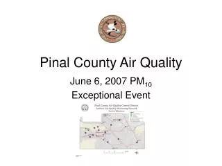 Pinal County Air Quality
