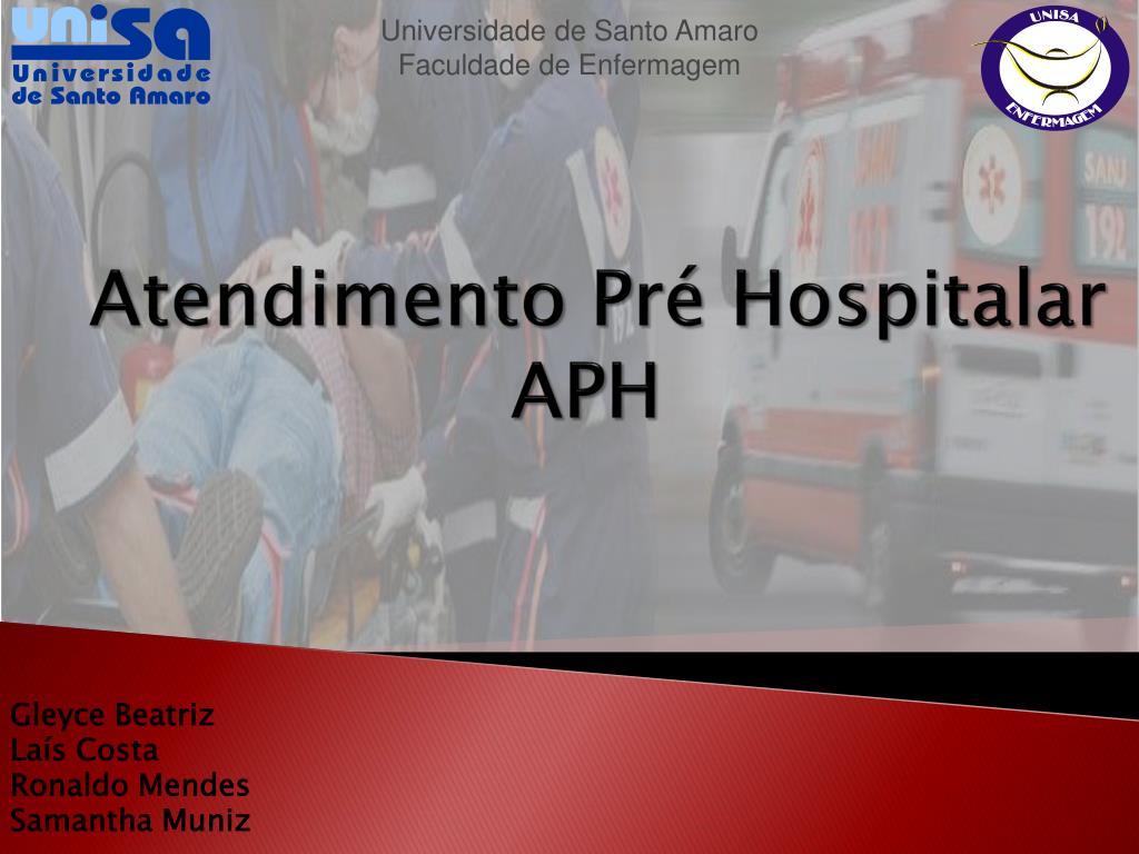 PPT - Atendimento Pré Hospitalar APH PowerPoint Presentation, free ...