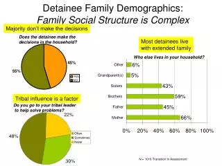 Detainee Family Demographics: Family Social Structure is Complex