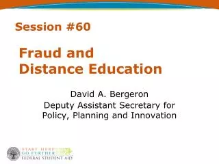 Fraud and Distance Education