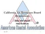 California Air Resources Board Regulations