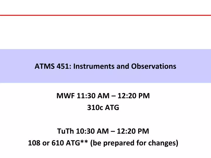 atms 451 instruments and observations