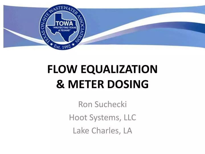 flow equalization meter dosing