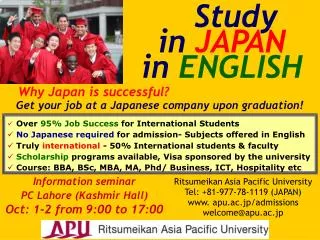 Over 95% Job Success for International Students