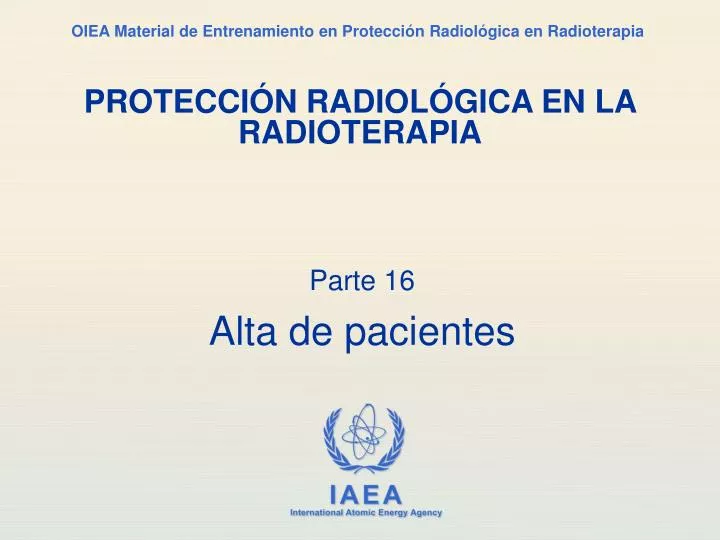 protecci n radiol gica en la radioterapia