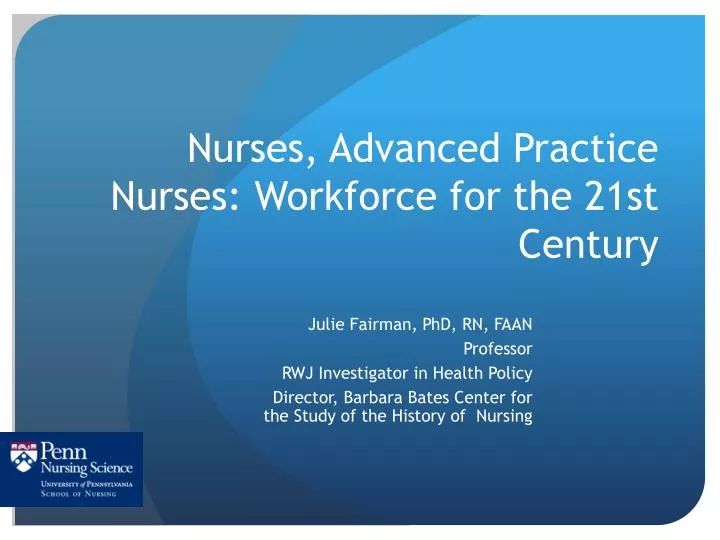 nurses advanced practice nurses workforce for the 21st century