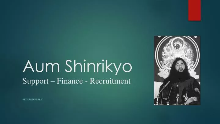 aum shinrikyo support finance recruitment