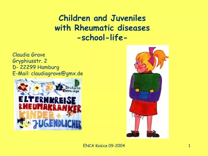 children and juveniles with rheumatic diseases school life