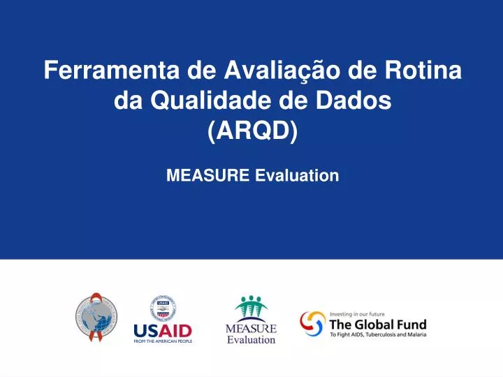 ferramenta de avalia o de rotina da qualidade de dados arqd measure evaluation