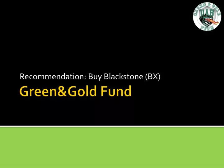 recommendation buy blackstone bx