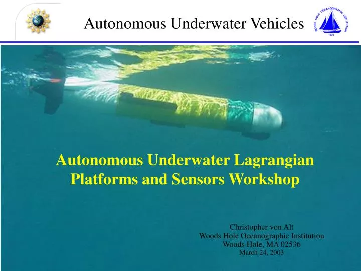 autonomous underwater vehicles