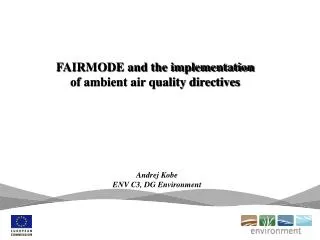 FAIRMODE and the implementation of ambient air quality directives